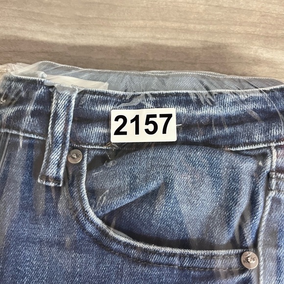 KanCan Distressed Skinny Ankle Jeans Womens 28 Blue Denim Stretch Frayed 2157 - Picture 8 of 8